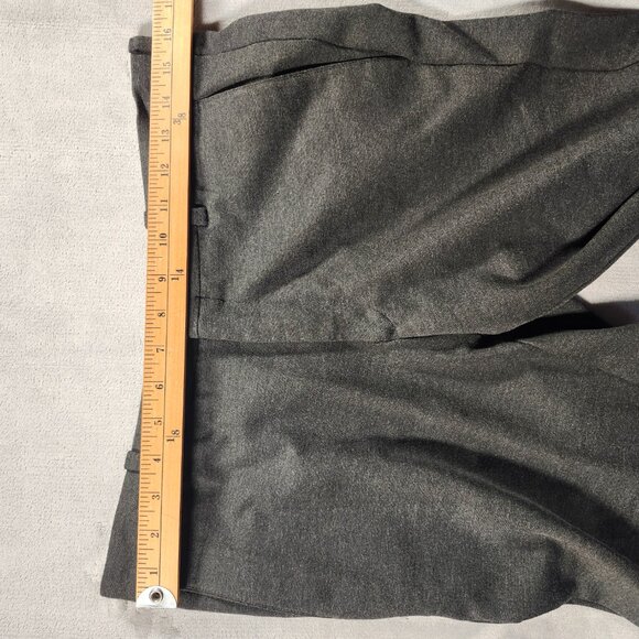 Jack Victor Mens HI-LINE Zip Pant Size W32RxL28 Gray Stretch Jersey Dress Pants - Picture 7 of 10